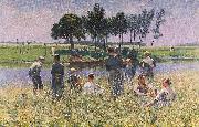 Emile Claus The Picknick oil painting